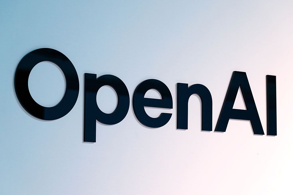 OpenAI signage in Seoul. Photo: SeongJoon Cho/Bloomberg / Getty Images.