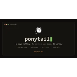 Ponytail logo
