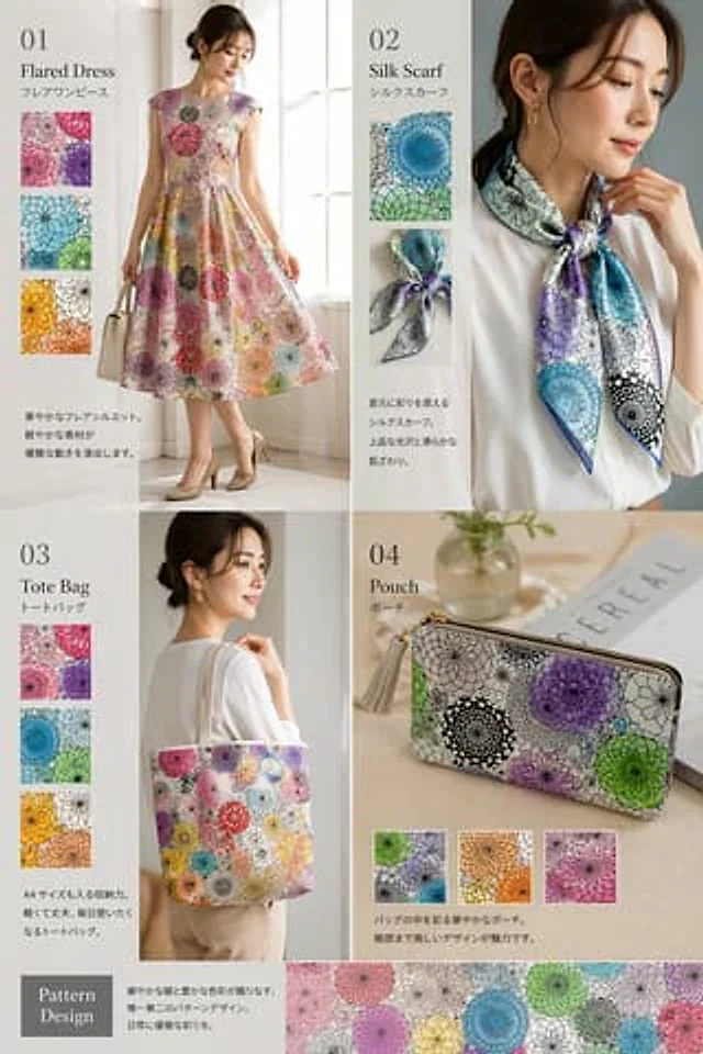 Example generated from “Fashion Collection Catalog Layout”