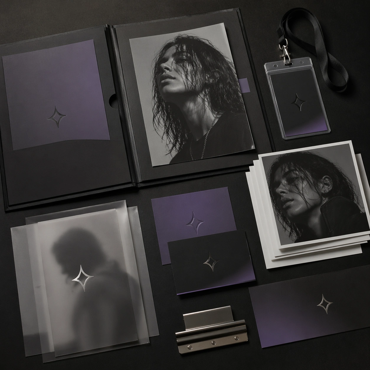 Artist Press Kit Desk Mockup — ChaosRealmsAI · MIT