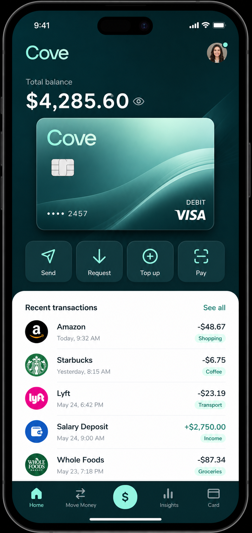 Example generated from “Design illustration · Banking App Card Screen — API Models · CC BY 4.0”