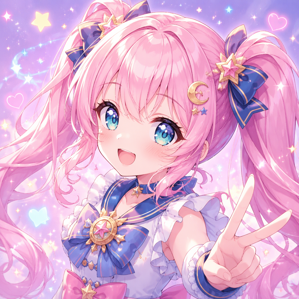 Example generated from “Magical Girl Anime Avatar — API Models · CC BY 4.0”