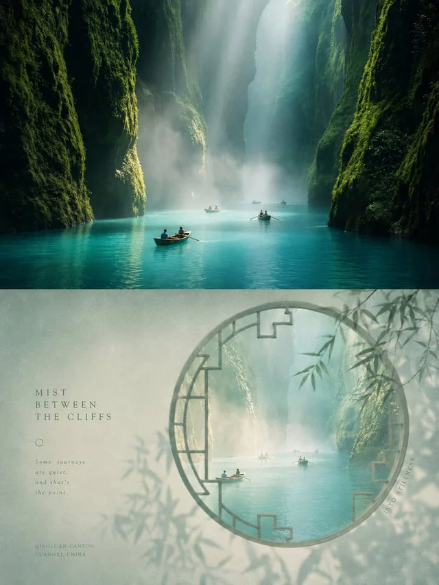 Example generated from “Chinese Aesthetic Window Scenery Poster”