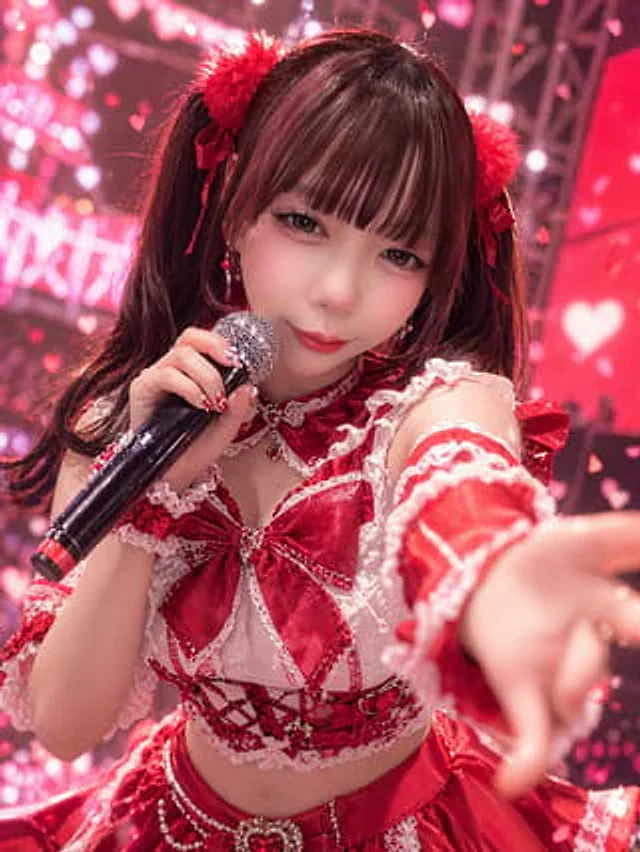 Example generated from “Red Idol Concert Close-Up”