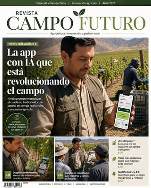 Example generated from “Agritech magazine cover from app screenshot”