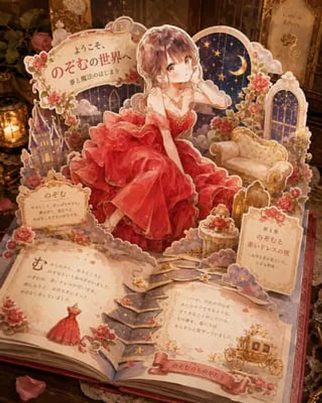 Example generated from “Personalized Pop-Up Fairy Tale Book”