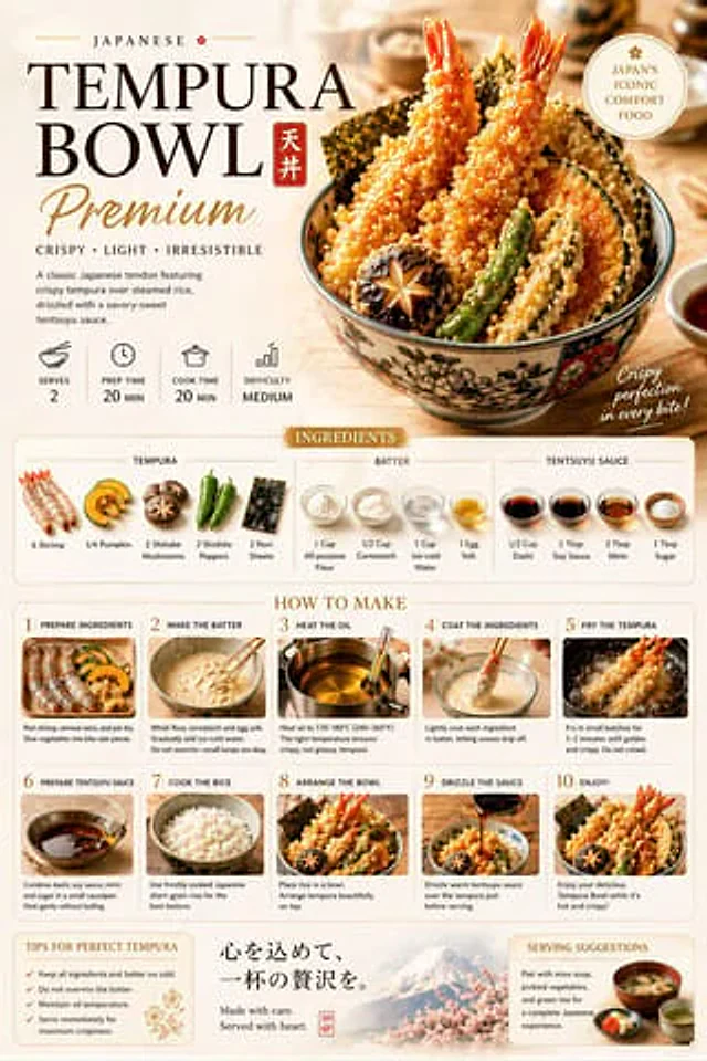 Example generated from “Premium Recipe Poster Template”