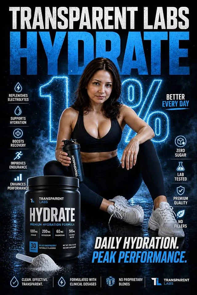 Example generated from “Transparent Labs Hydrate 健身补剂 Campaign”