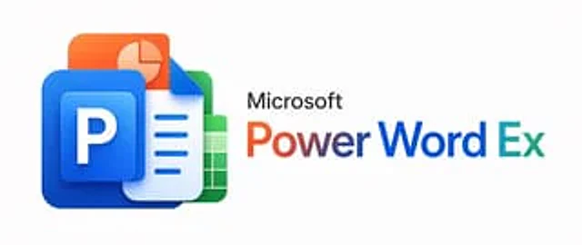 Example generated from “Microsoft PowerWordEx Logo Mockup”