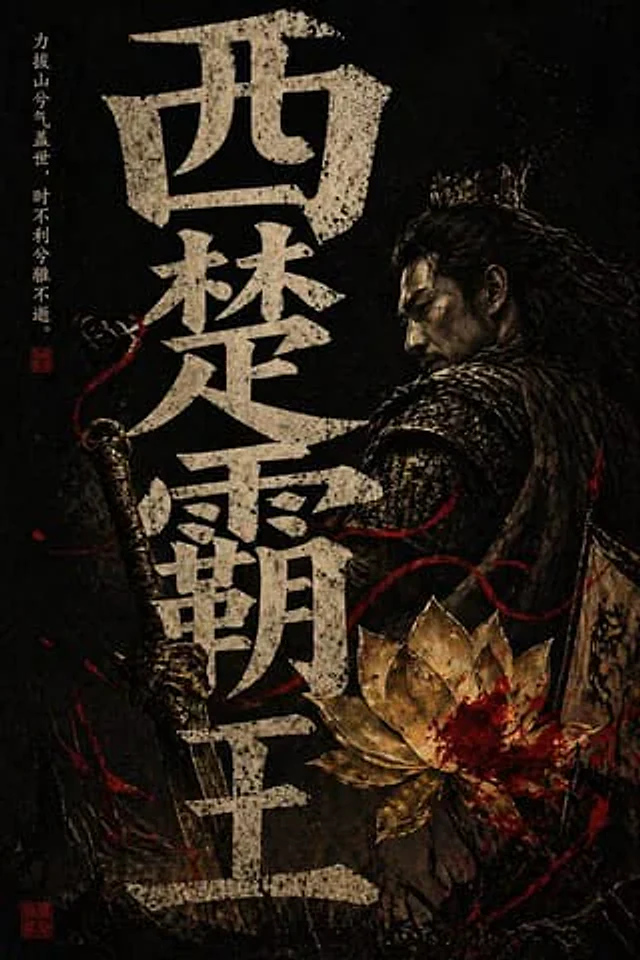 Example generated from “西楚霸王国风暗黑海报”