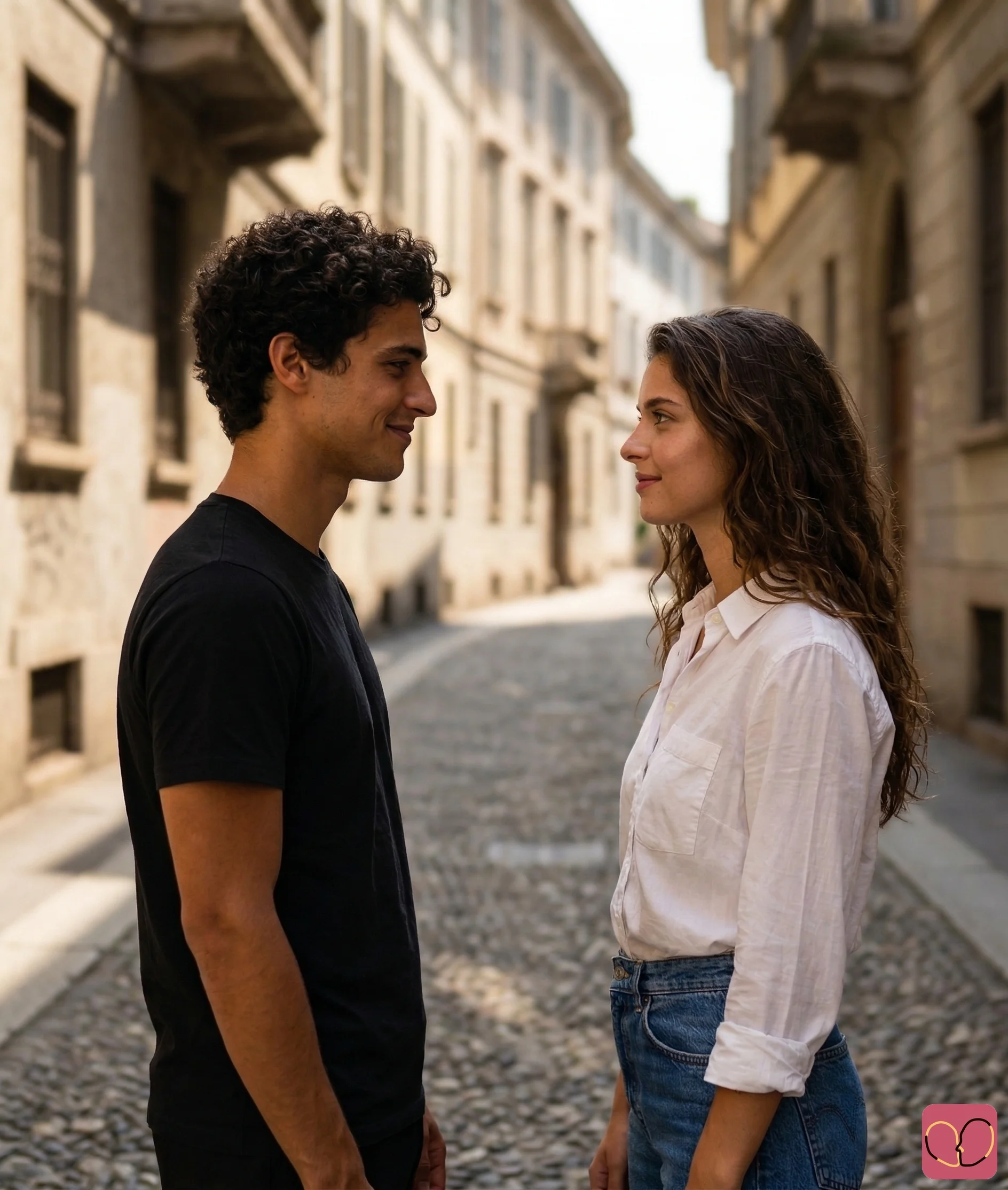 2 reference photos · Street Eye Contact
