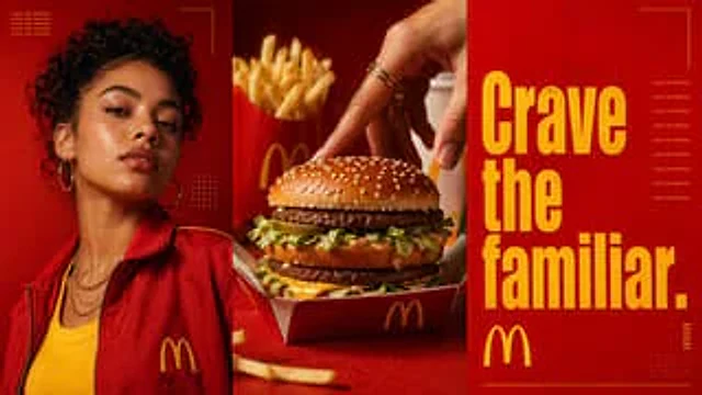 Example generated from “Triptych Fast-Food Ad Poster”