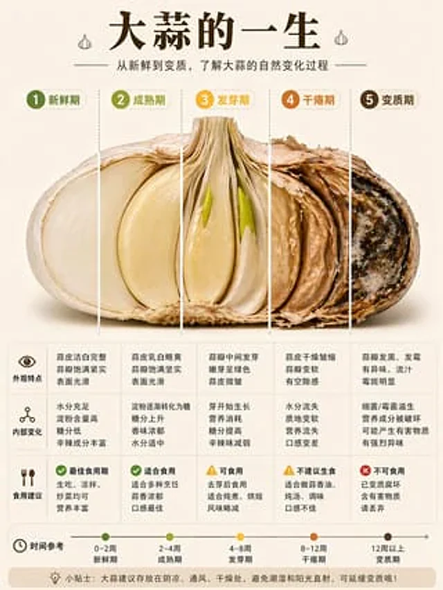 Example generated from “Garlic Life Cycle Infographic”