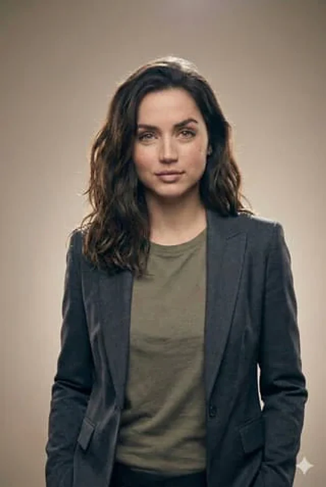 Example generated from “Editorial Studio Portrait in Blazer”