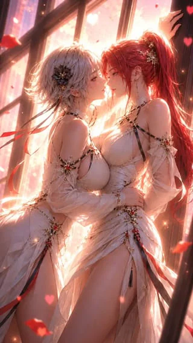 Example generated from “Romantic 3D CG Yuri Illustration”