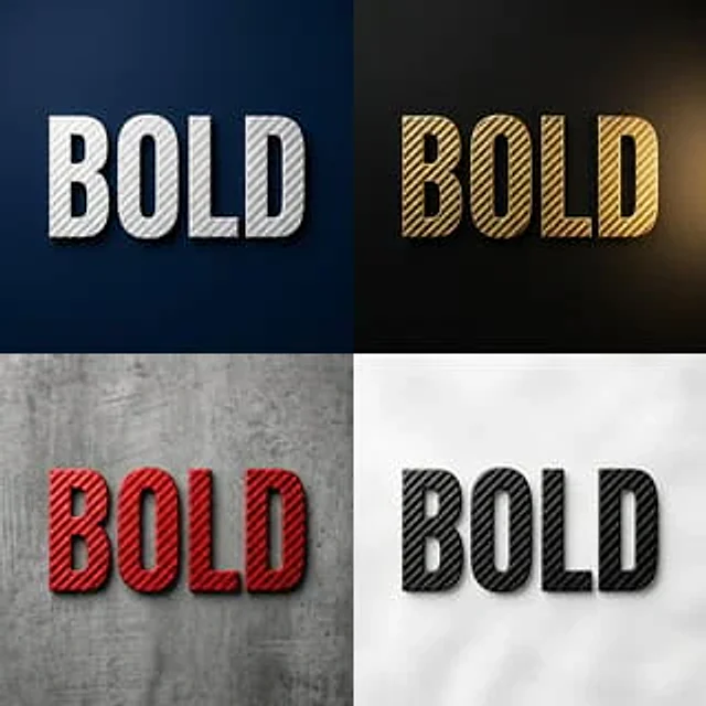 Example generated from “Carbon Fiber Typography”