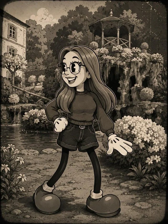 Example generated from “Vintage Rubber Hose Cartoon Transformation”