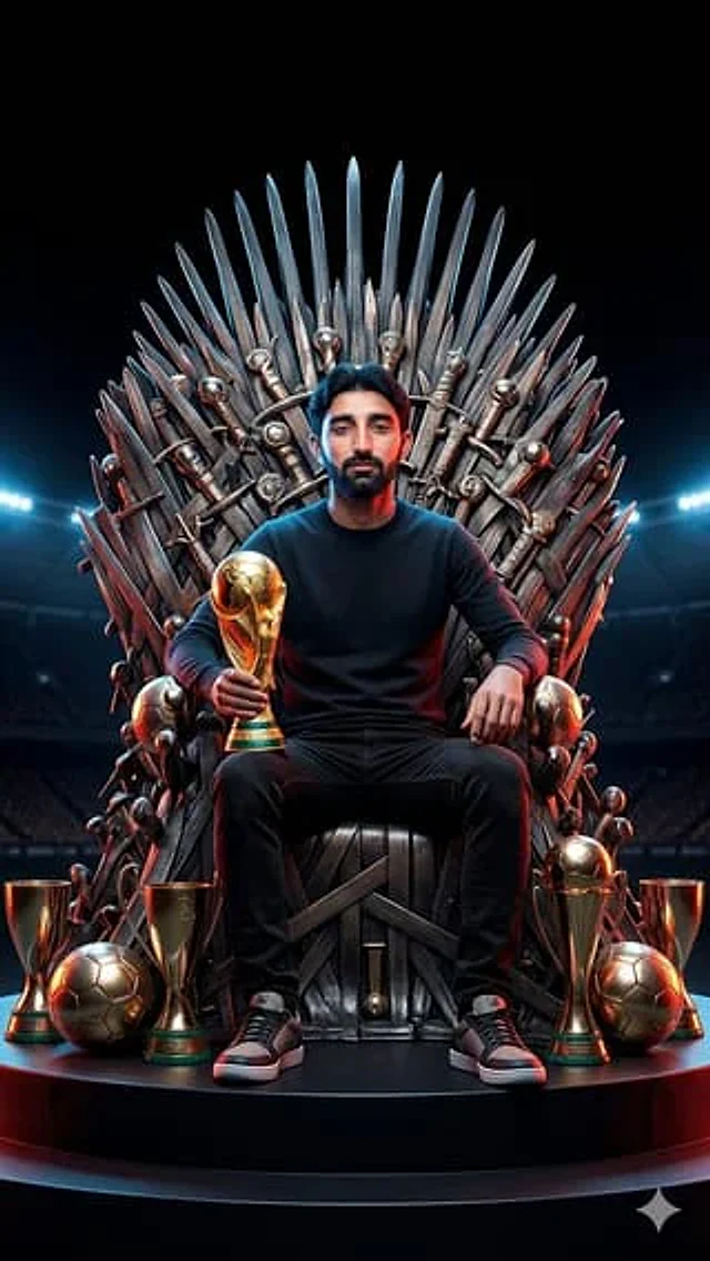 Example generated from “World Cup Throne Portrait”