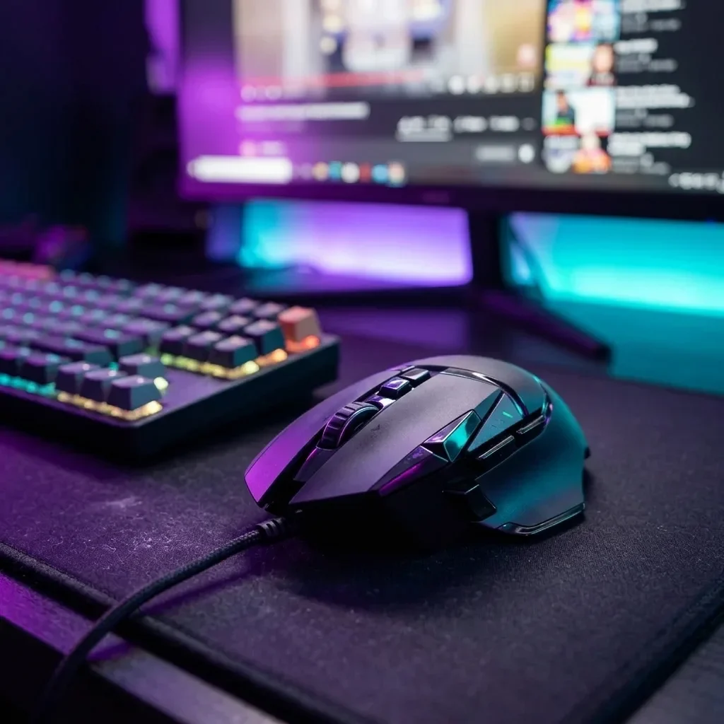 Neon Gaming Desk (reference photo required)