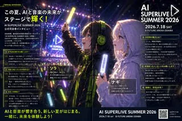 Example generated from “Anime Concert Interview Magazine Spread”