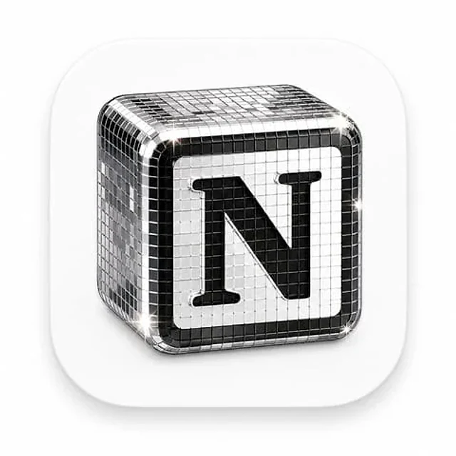 Example generated from “迪斯科镜面 3D App 图标”