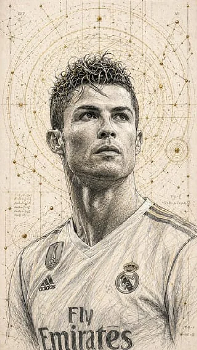 Example generated from “Technical Ink Sketch Portrait”
