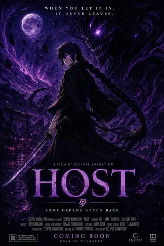 Example generated from “Horror Anime Movie Poster”