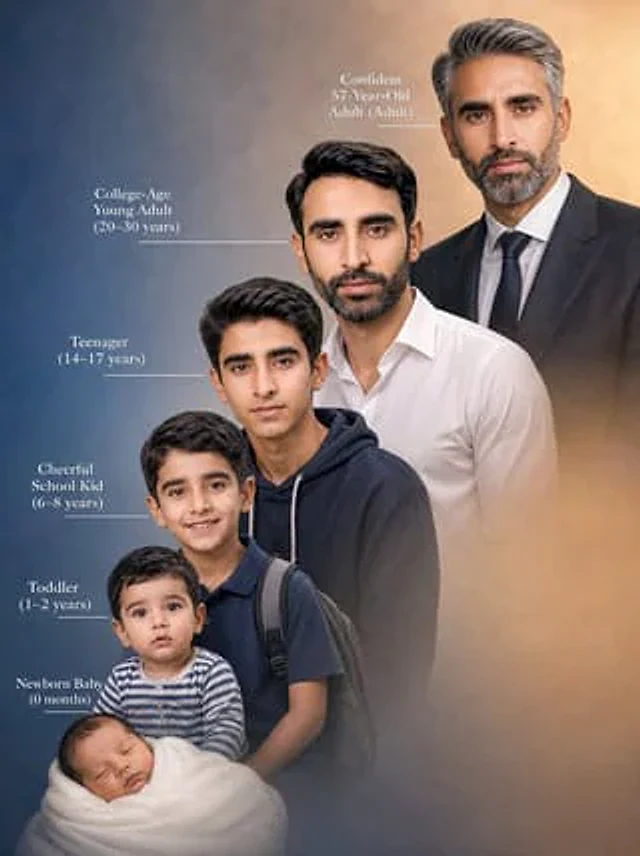 Example generated from “Life Stages Composite Portrait”