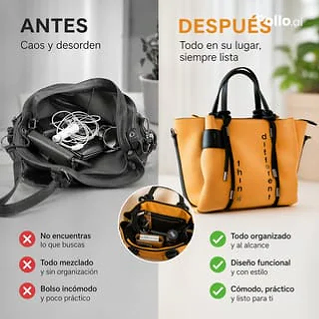 Example generated from “Before and After Handbag Ad”
