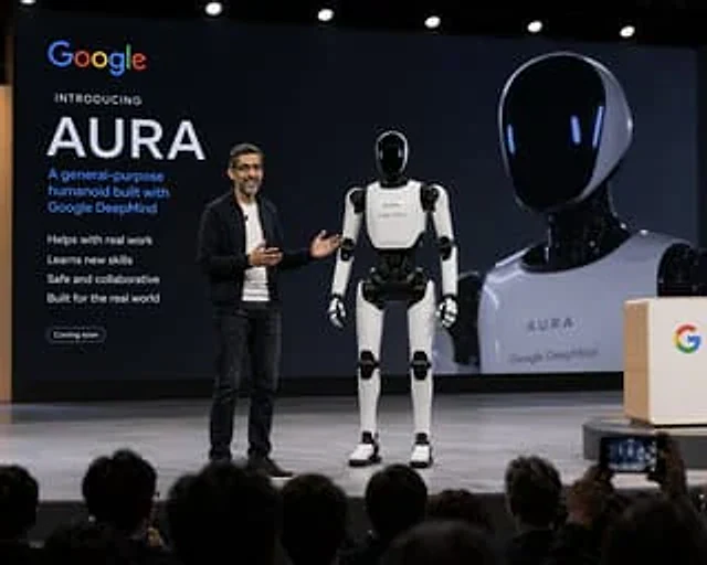 Example generated from “Humanoid Robot Keynote Reveal”