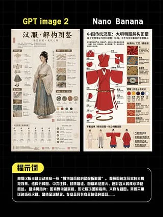 Example generated from “AI Hanfu Poster Comparison”