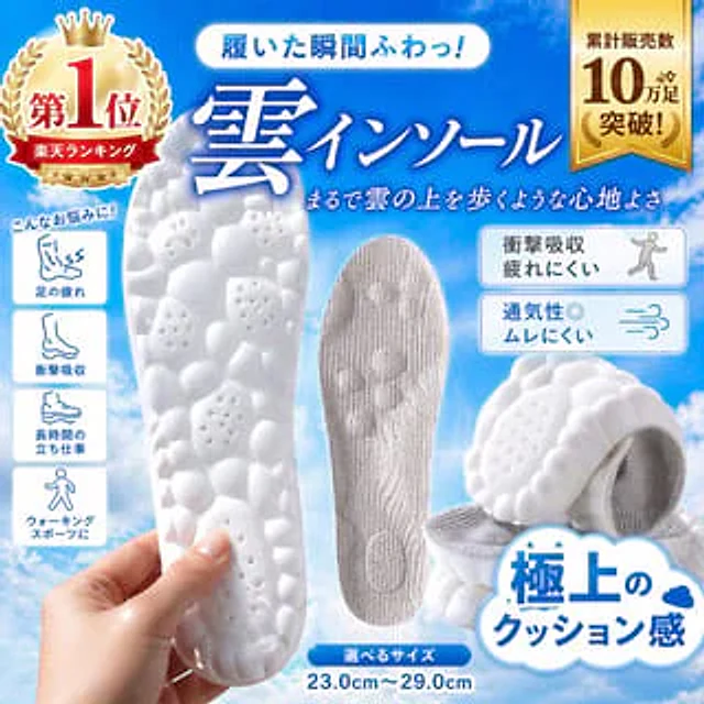 Example generated from “Japanese Cloud Insole Ad Banner”