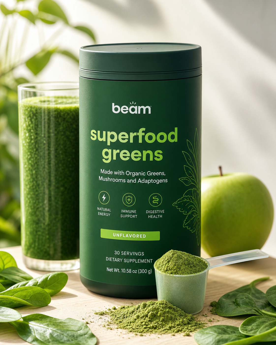 Example generated from “Beam Greens Powder Tub — API Models · CC BY 4.0”