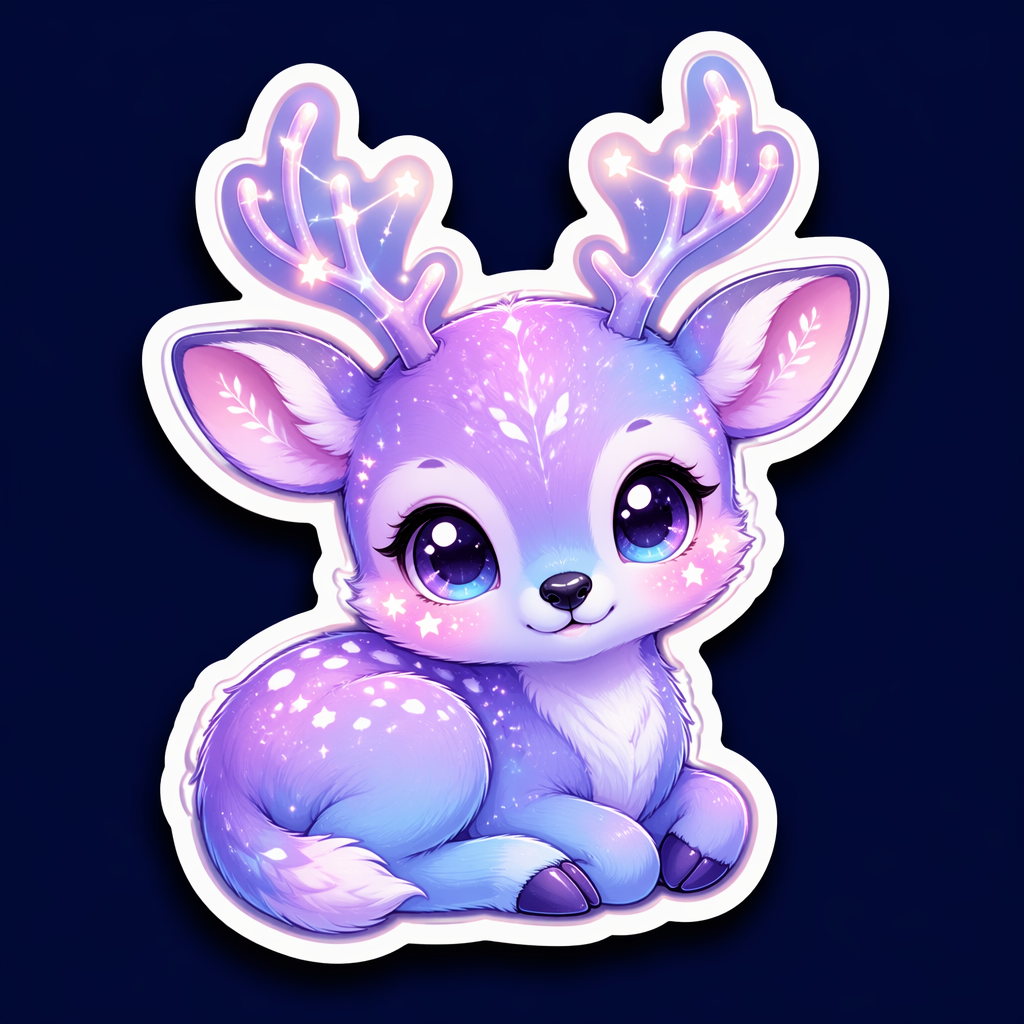 Example generated from “Galaxy Deer Sticker Avatar — API Models · CC BY 4.0”