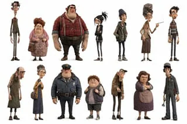 Example generated from “Whimsical Animated Townsfolk Lineup”