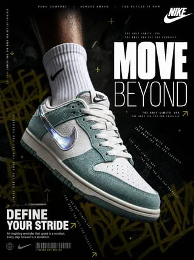 Example generated from “4K Nike Sneaker Advertisement Prompt”