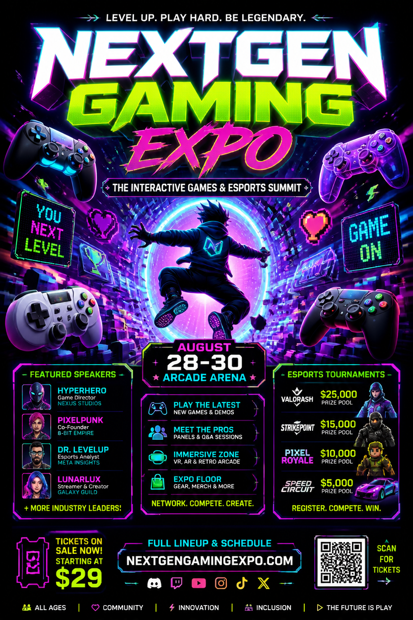 Example generated from “Design illustration · NextGen Gaming Expo — API Models · CC BY 4.0”