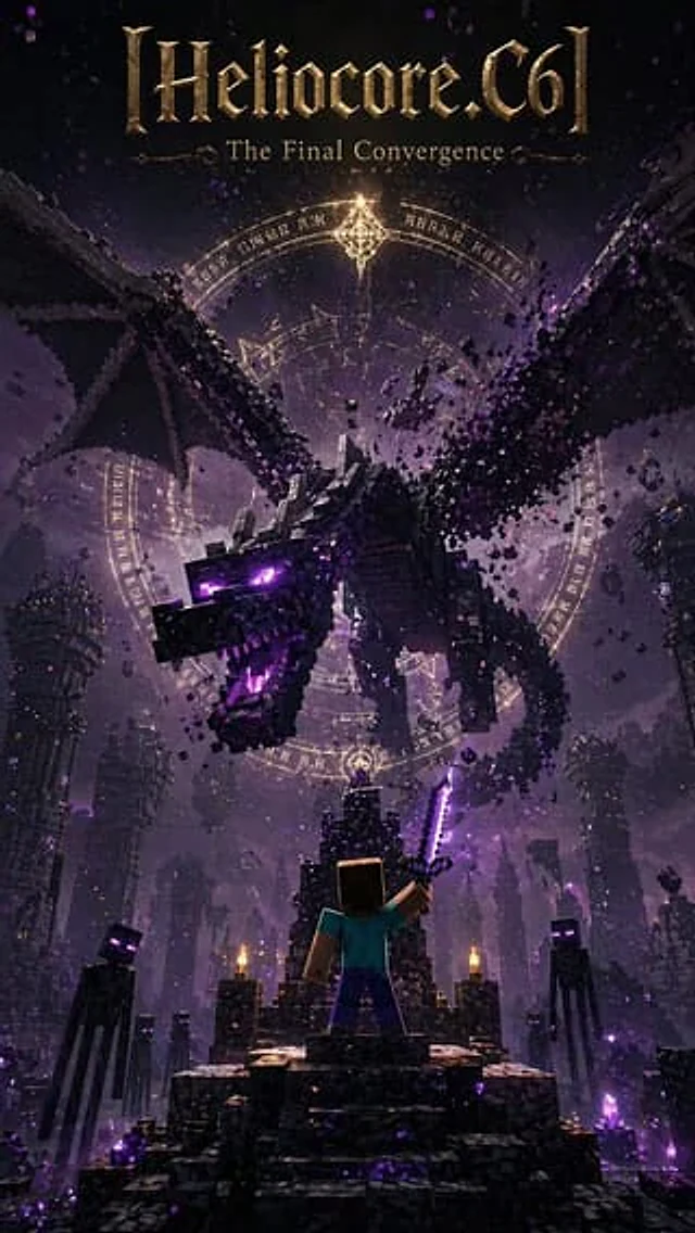 Example generated from “Minecraft Ender Dragon Fantasy Poster”