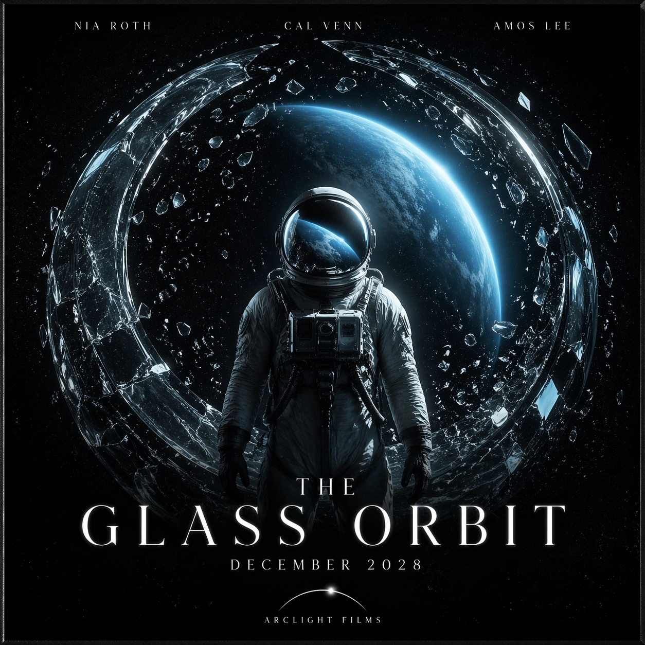 The Glass Orbit Fictional Film Poster — ChaosRealmsAI · MIT