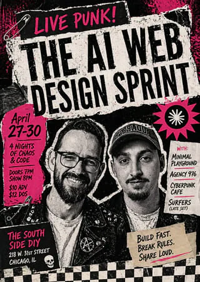 Example generated from “Punk AI Sprint Flyer”