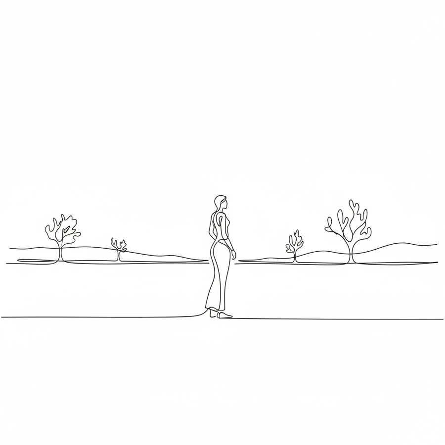 Continuous Line Drawing — bthnbdk · CC BY 4.0