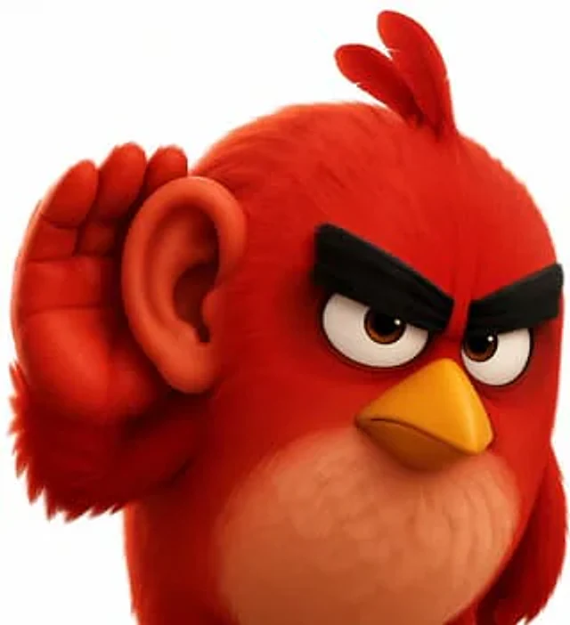 Example generated from “3D Red Bird Listening with Human Ear”