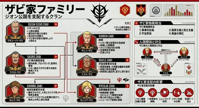 Example generated from “Infographic / Edu Visual - Gundam Origin Infographic Generation”