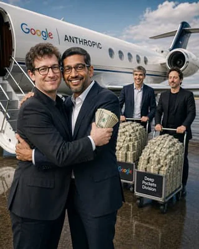 Example generated from “Corporate Cash Private Jet Satire”