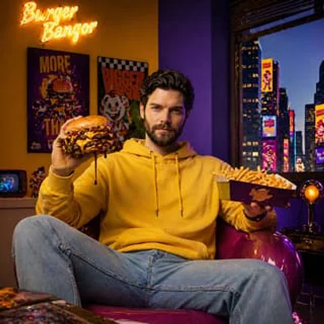 Example generated from “Fast-Food Lifestyle Commercial”