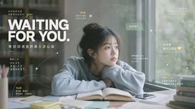 Example generated from “Waiting For You Study Portrait Poster”