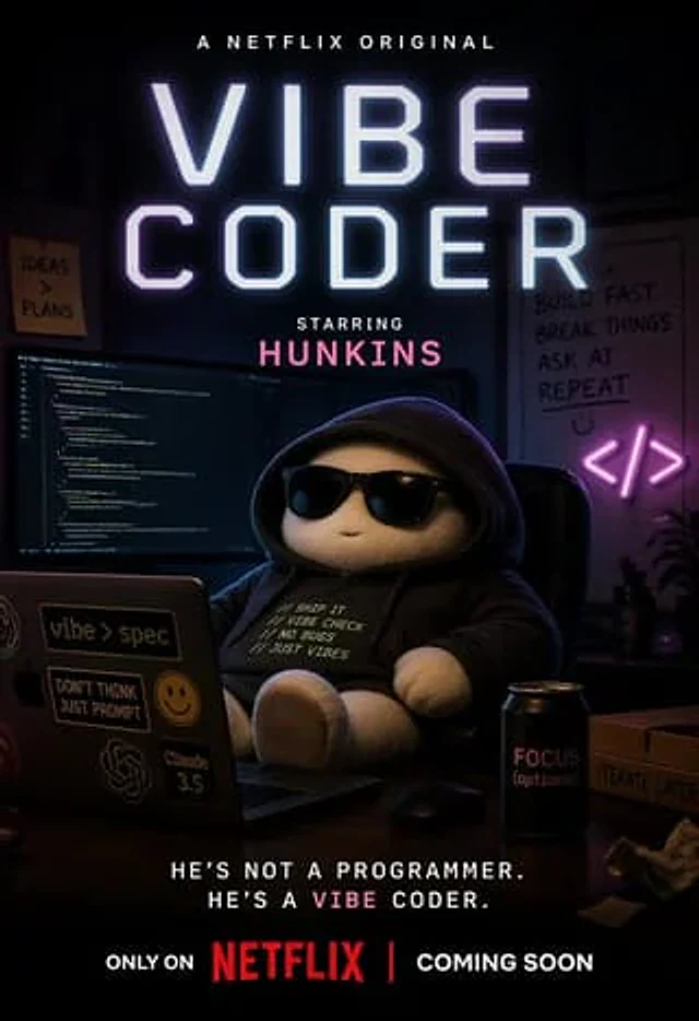 Example generated from “Netflix-Style Vibe Coder Poster”