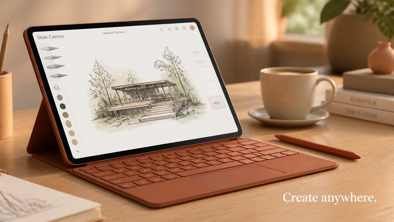 Slate Tablet with Keyboard — API Models · CC BY 4.0