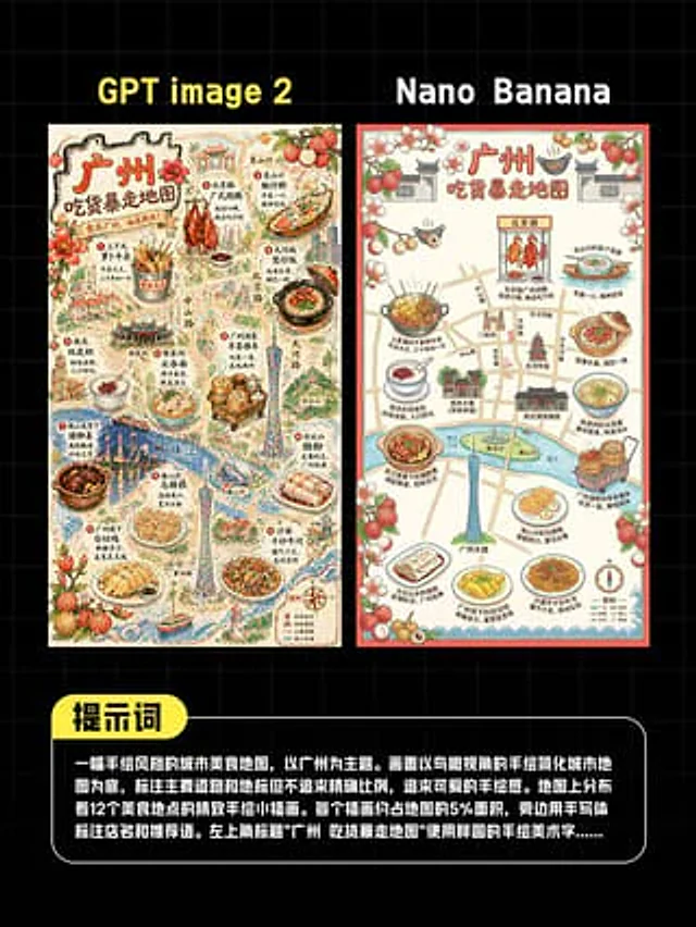 Example generated from “AI Guangzhou Food Map Comparison”
