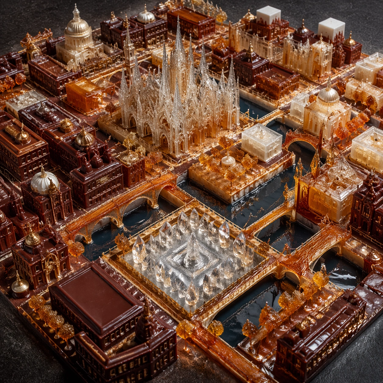 Edible Sugar and Chocolate City Masterplan — ChaosRealmsAI · MIT